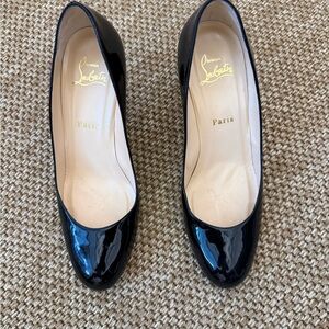 Christian Louboutin Glossy Black Heels